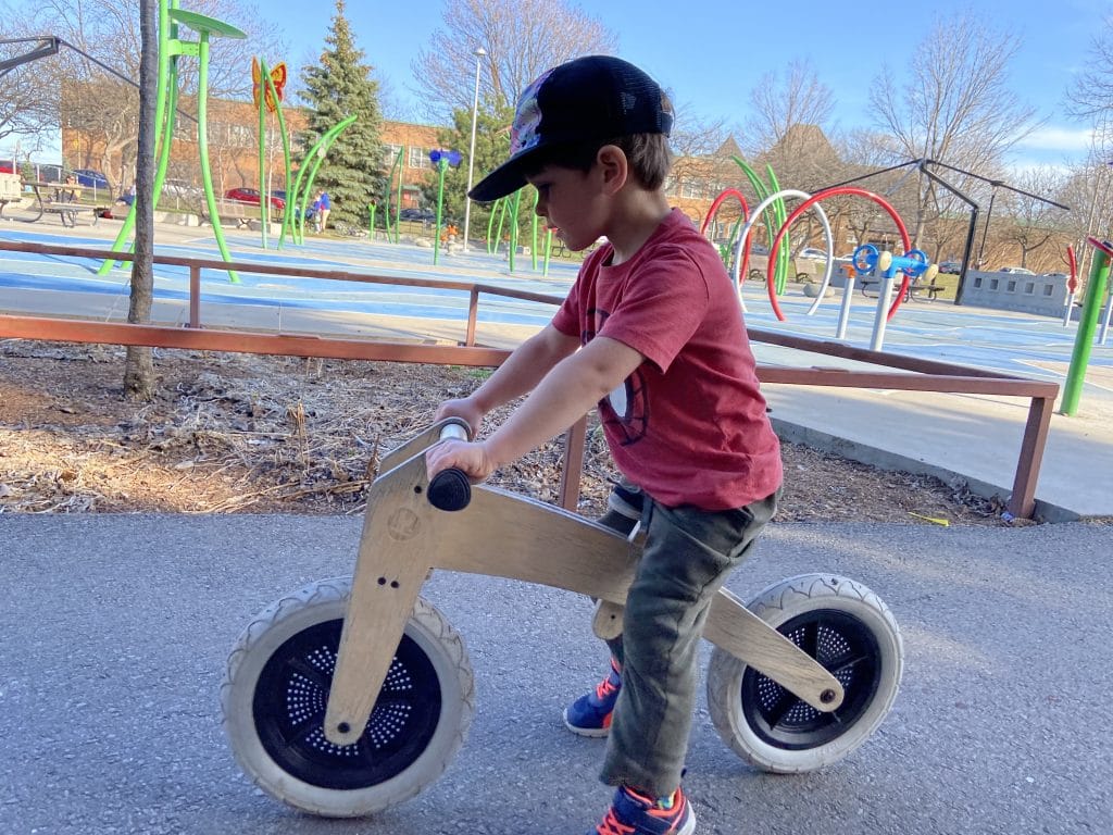 L’apprentissage du vélo grâce aux draisiennes
