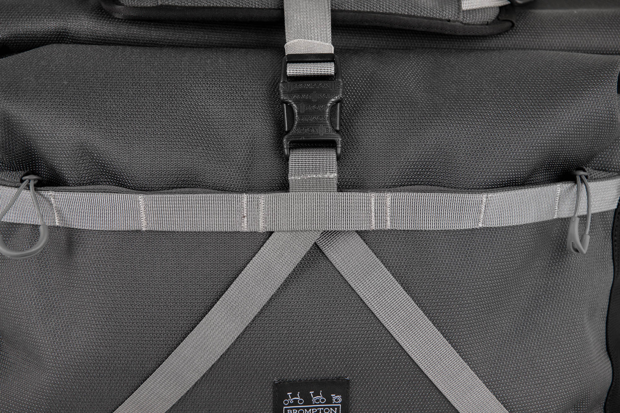 Brompton Borough Roll Top Bag Large in Dark Grey-