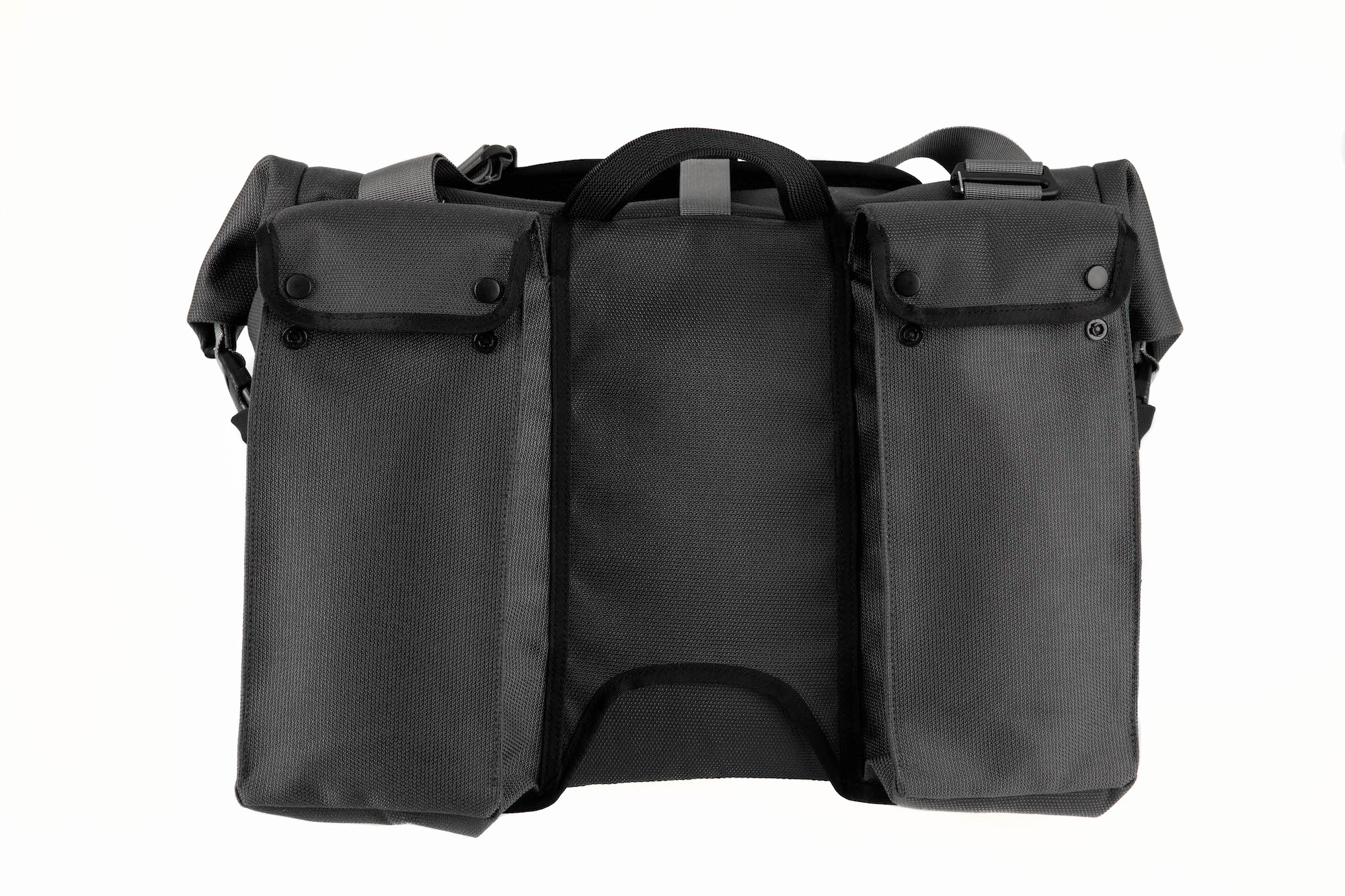 Brompton Borough Roll Top Bag Large in Dark Grey-