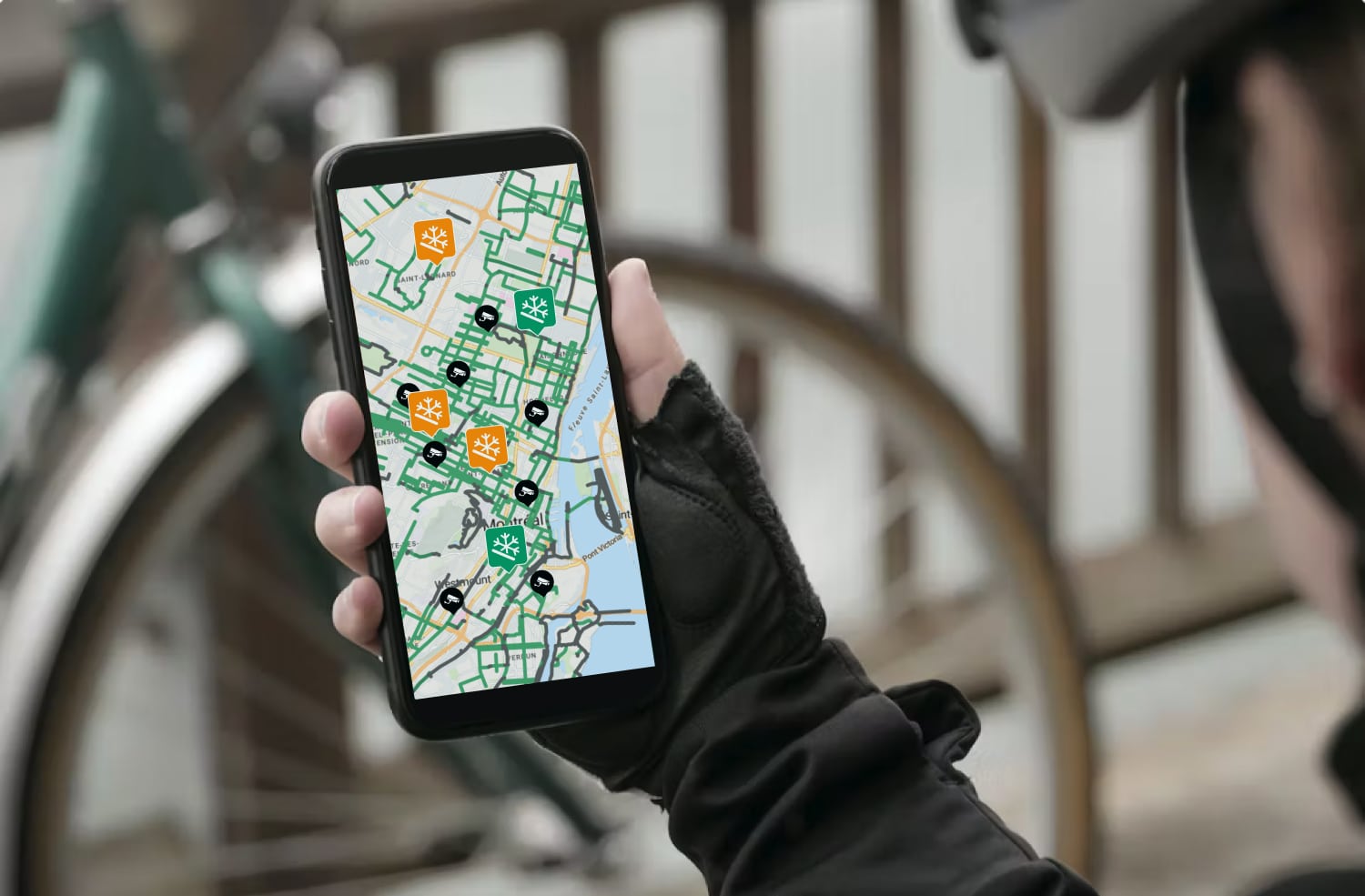 Déneigement des pistes cyclables : s’informer avec veloinfo.ca