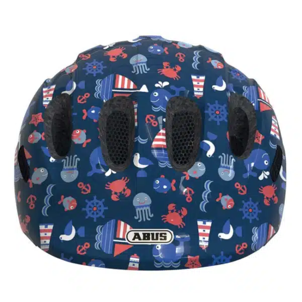 Casque Abus Smiley 2.1 Bleu Marin, dumoulin bicyclettes, montreal, 2