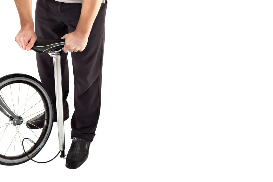 TERN - tige de selle pompe argent, dumoulin bicyclettes, montreal, 2